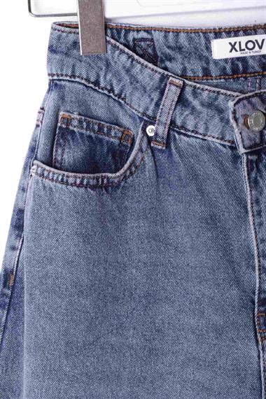 Dizi Pensli Baggy Kot Pantolon