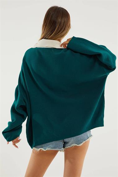 ER Polo Yaka Sweatshirt - Nefti