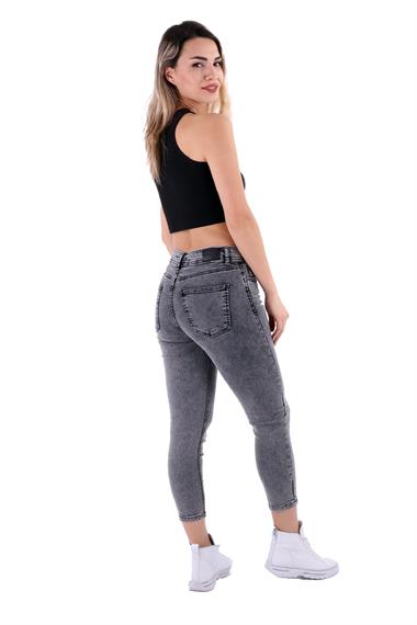 High Waisted Short Skinny Jean Light Grey - Snow Light Grey Snow (28-33)