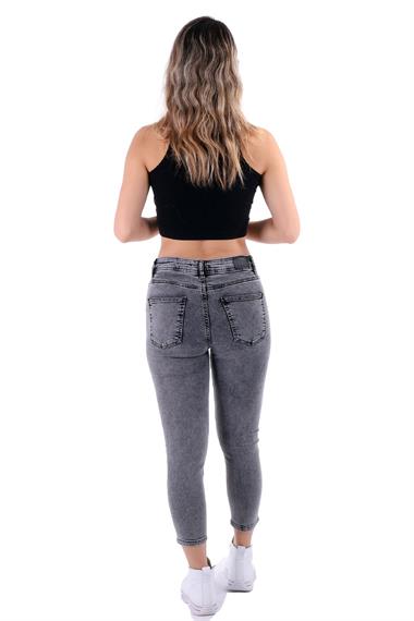 High Waisted Short Skinny Jean Light Grey - Snow Light Grey Snow (28-33)