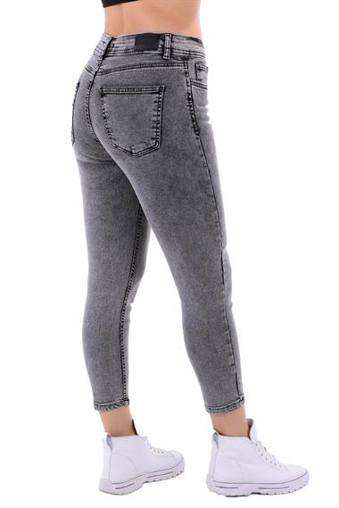 High Waisted Short Skinny Jean Light Grey - Snow Light Grey Snow (28-33)