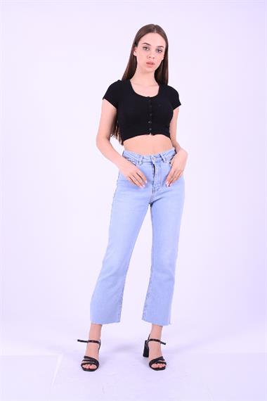 İspanyol Mom Fit Kot Pantolon