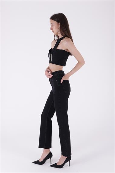 İspanyol Mom Fit Kot Pantolon