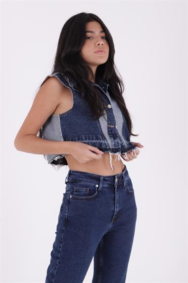 İspanyol Mom Fit Kot Pantolon