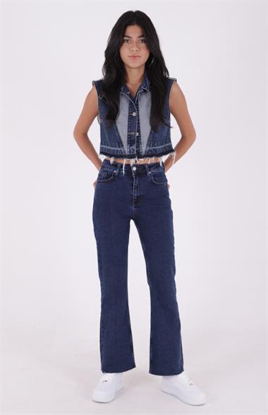 İspanyol Mom Fit Kot Pantolon
