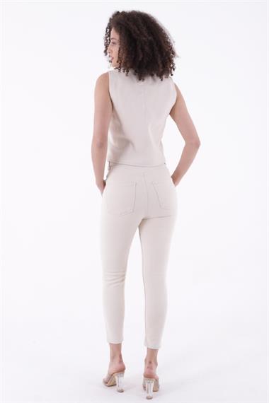 Kısa Boy Skinny Kot Pantolon