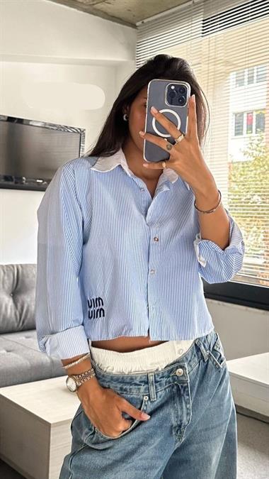 Miu Miu Crop Gömlek