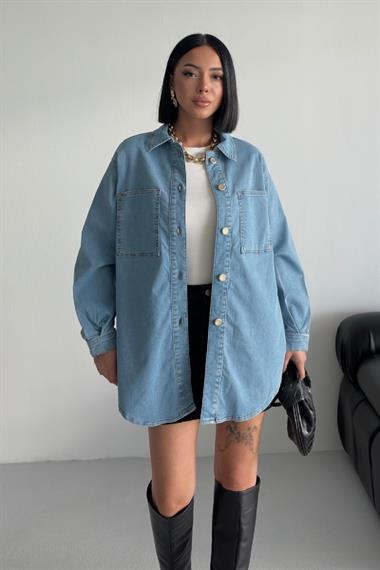 Oversize Kot Gömlek