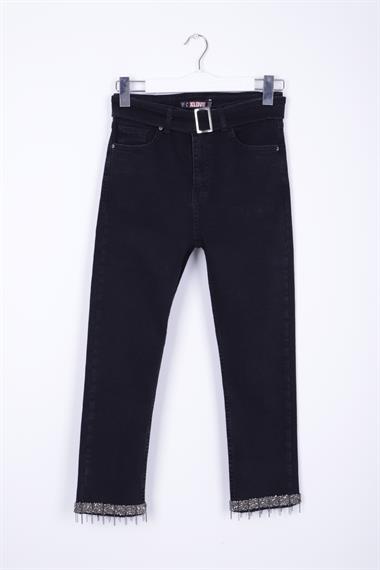 Paçaları Kemerli Pantolon
