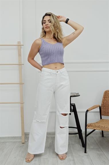 Palazzo Yırtık Pantolon