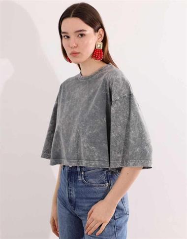 ZR Washed Crop T-Shirt