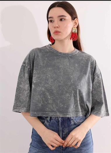 ZR Washed Crop T-Shirt