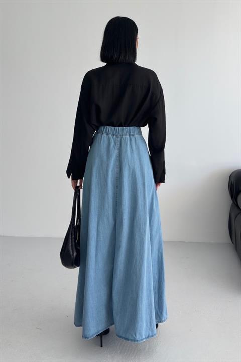 Volanlı Uzun Etek