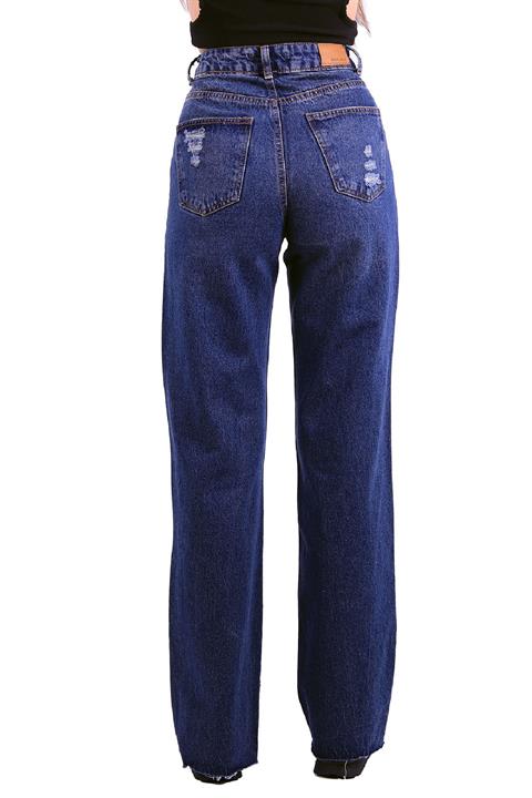 Yırtık 5 Düğmeli Relax Pantolon