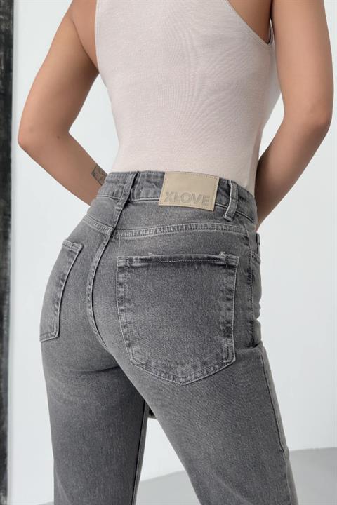 Yüksel Bel Straight Kot Pantolon