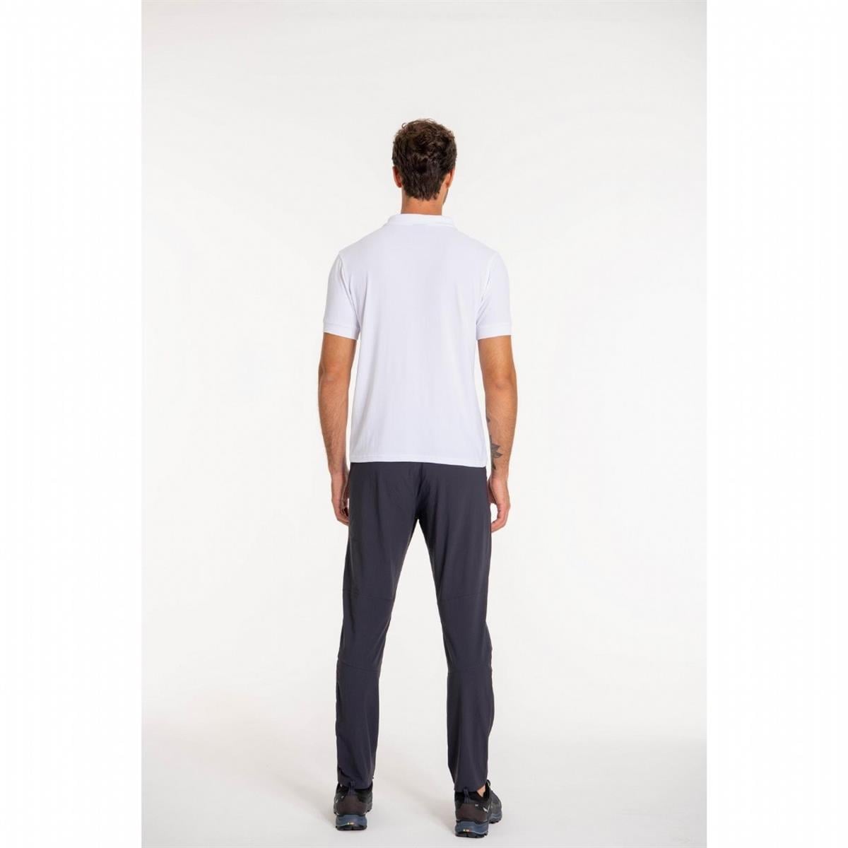 2AS Teal Erkek Beyaz Polo Yaka Tshirt