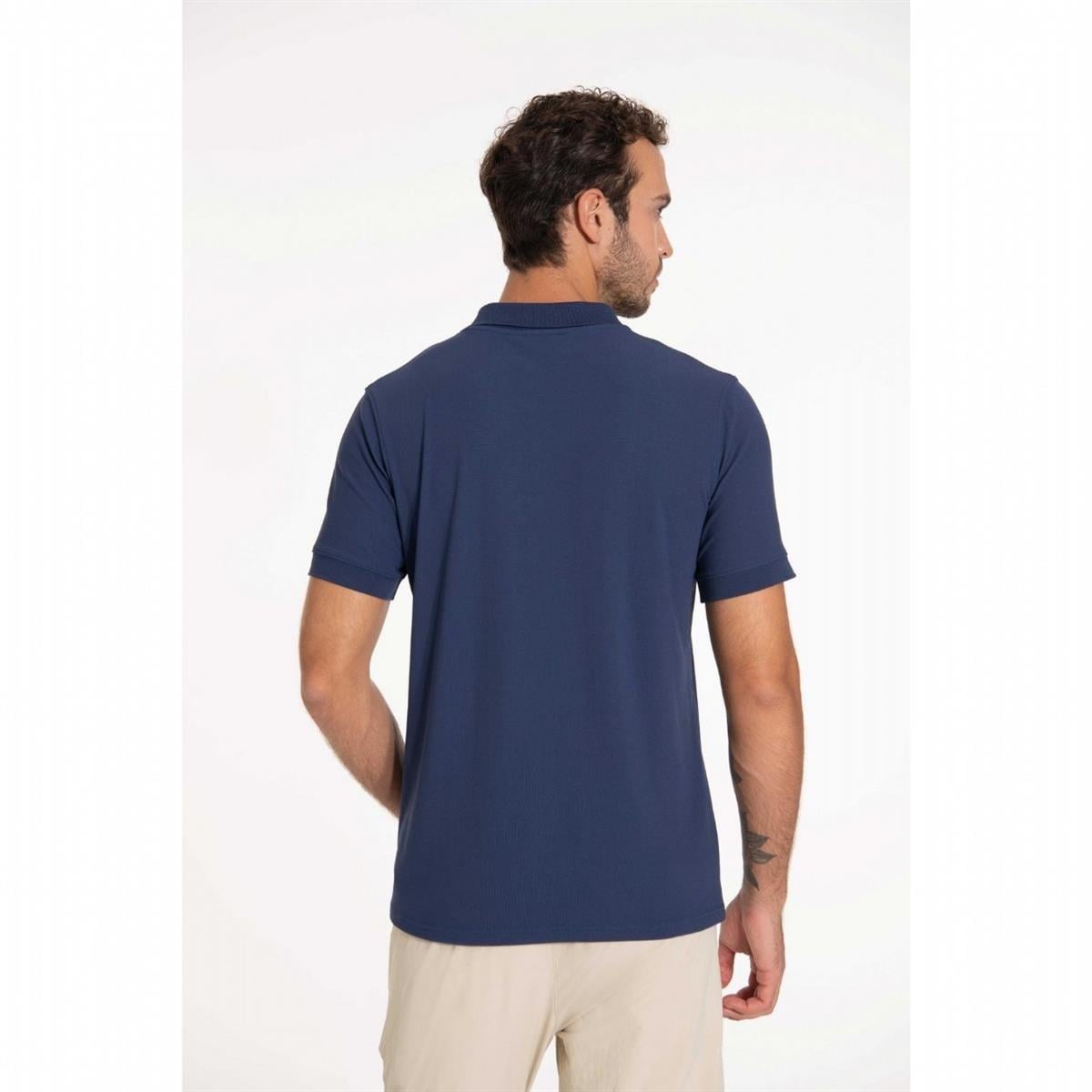 2AS Teal Polo Yaka Erkek Lacivert Tshirt