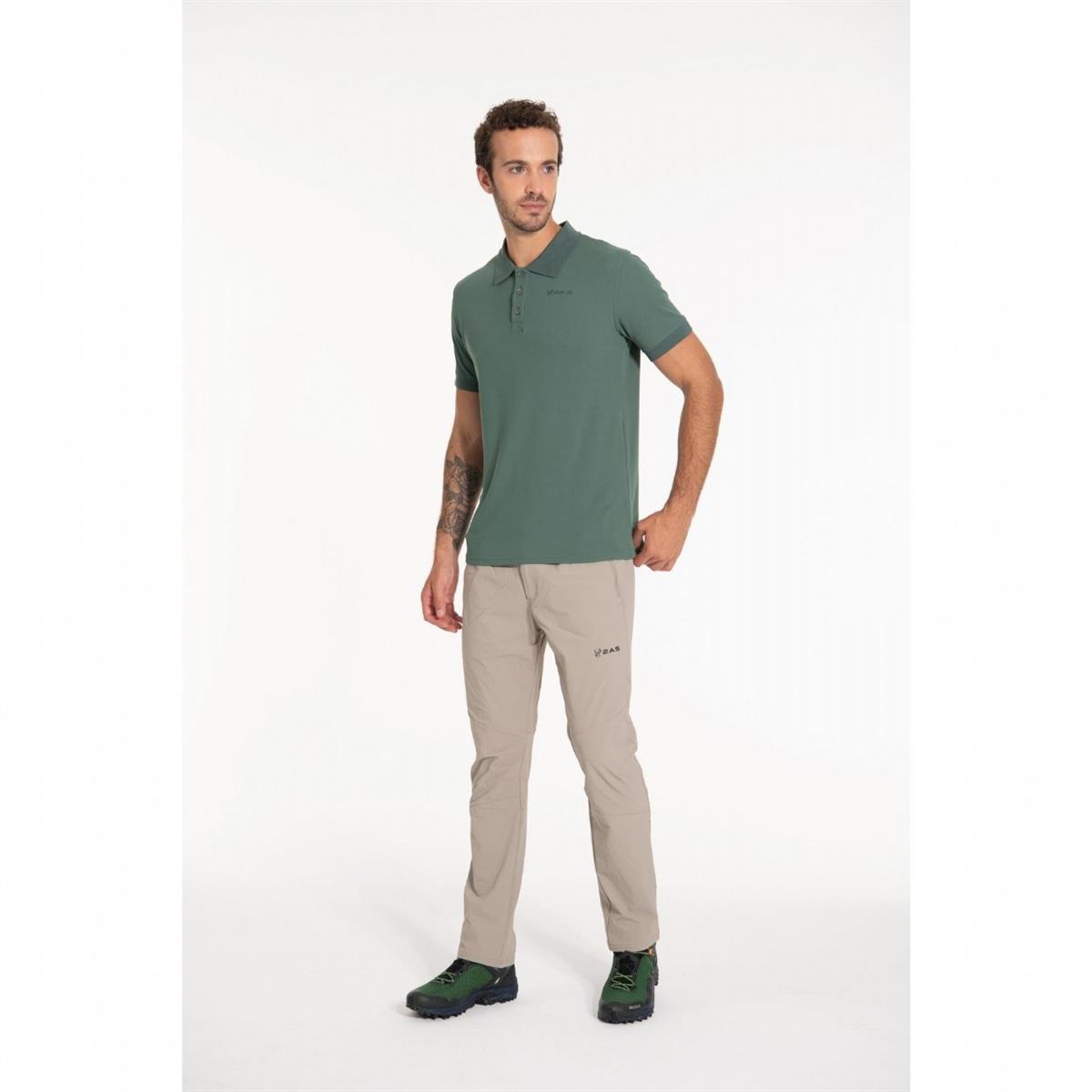 2AS Teal Polo Yaka Erkek Yeşil Tshirt
