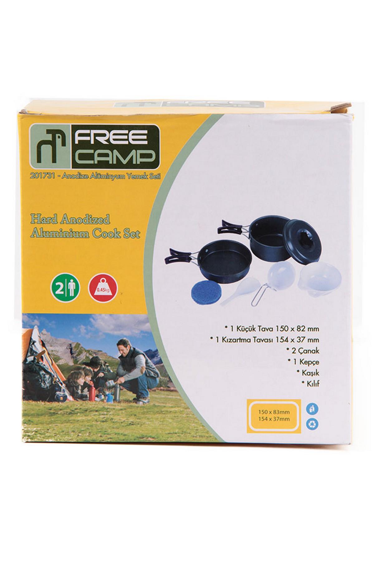 FreeCamp Anodize Alüminyum Yemek Seti