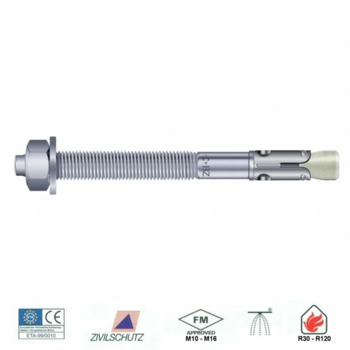 MKT BZ Plus 12 mm X110 mm Paslanmaz Bolt