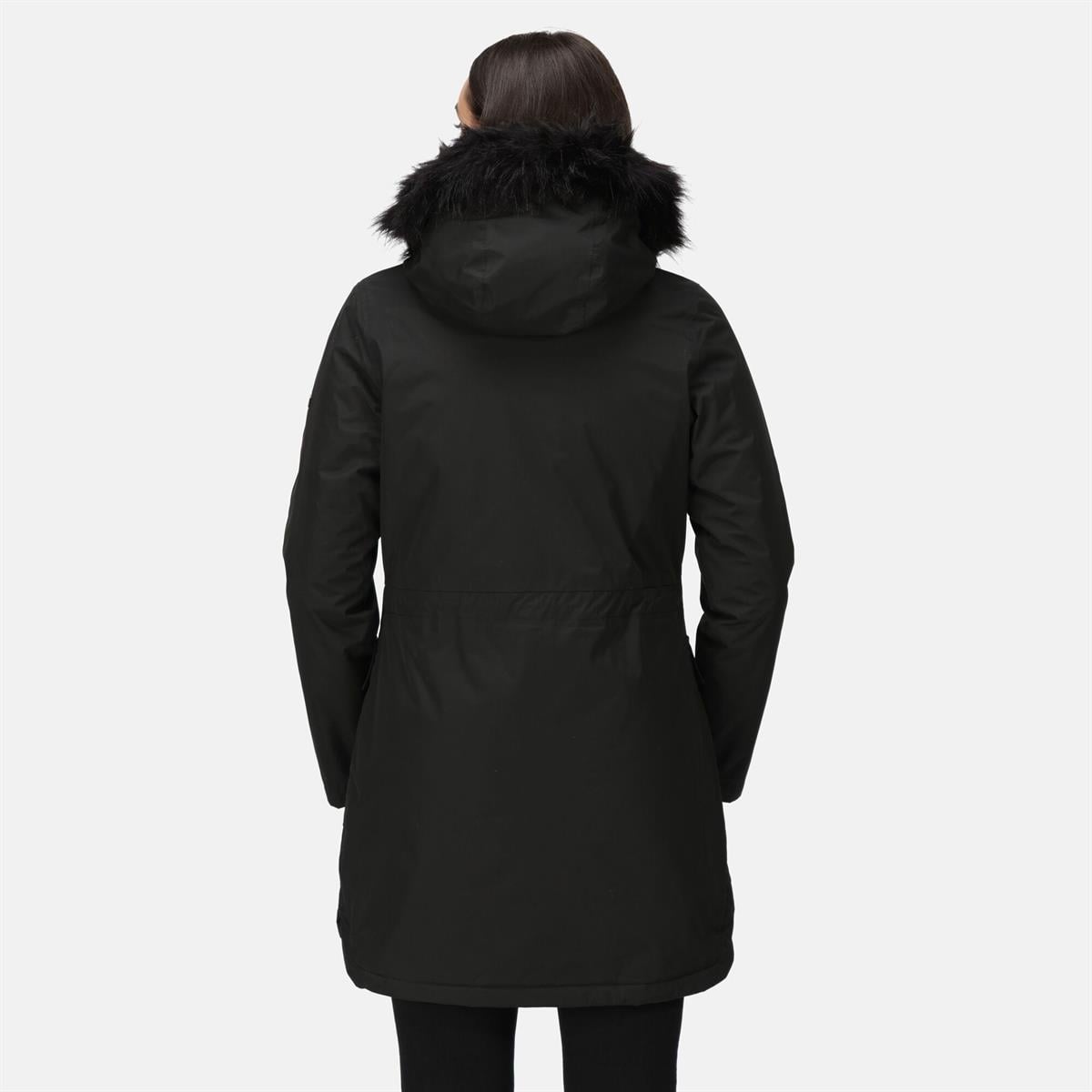 Regatta Sabinka Kadın Parka Mont Siyah