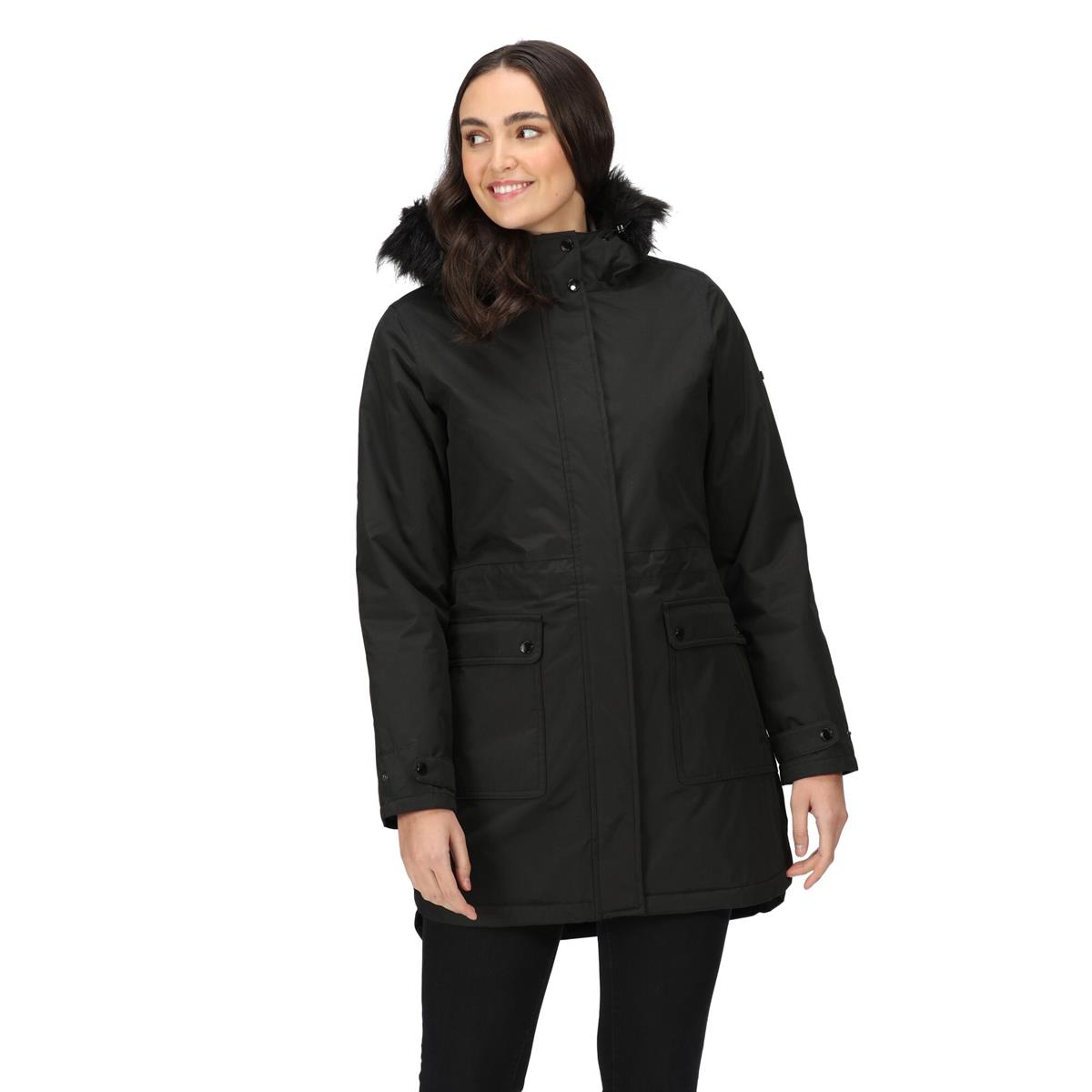 Regatta Sabinka Kadın Parka Mont Siyah