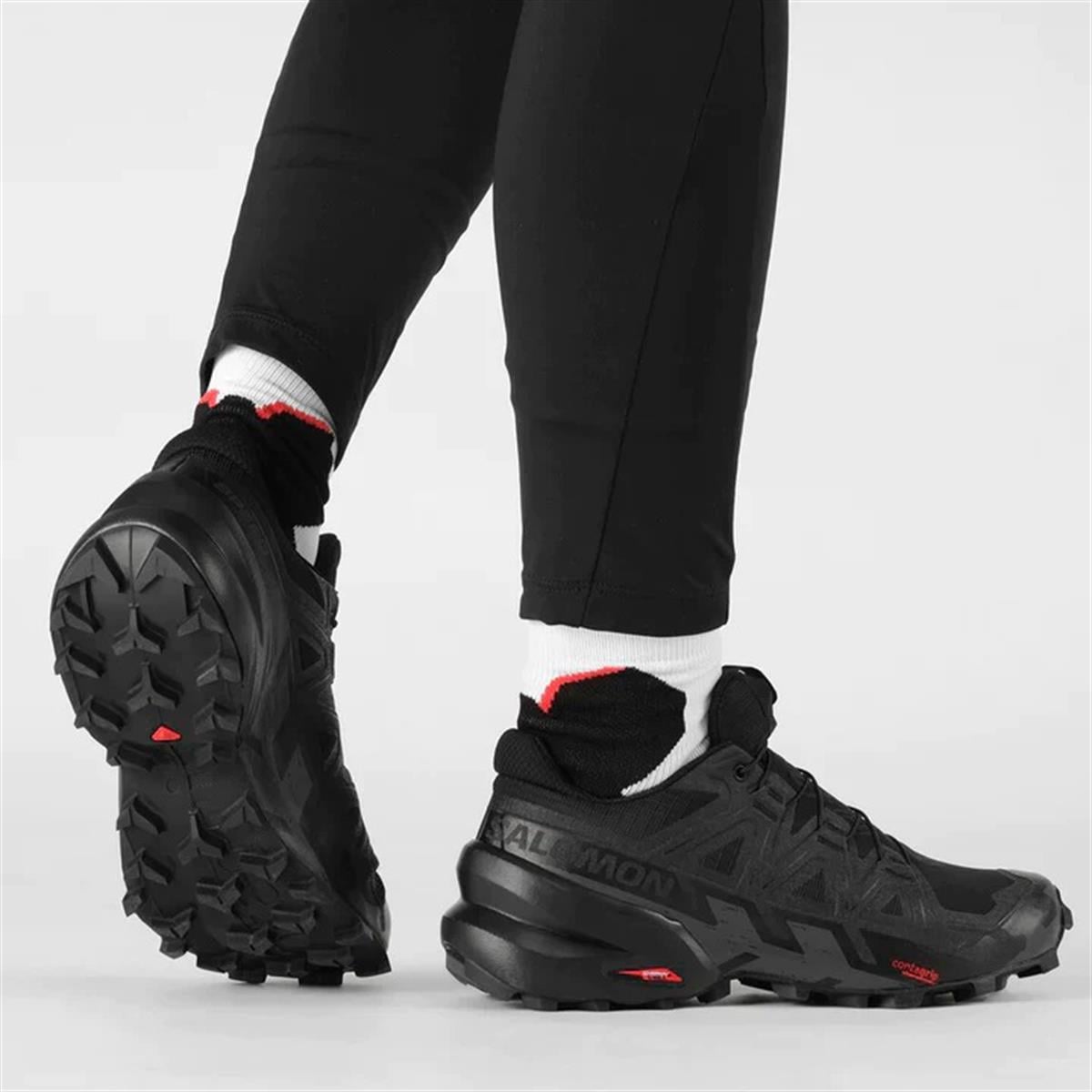 Salomon SpeedCross 6 Kadın Koşu Ayakkabısı Siyah