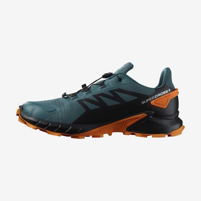 Salomon SuperCross 4 Gtx Erkek Ayakkabı Turkuaz/Turuncu