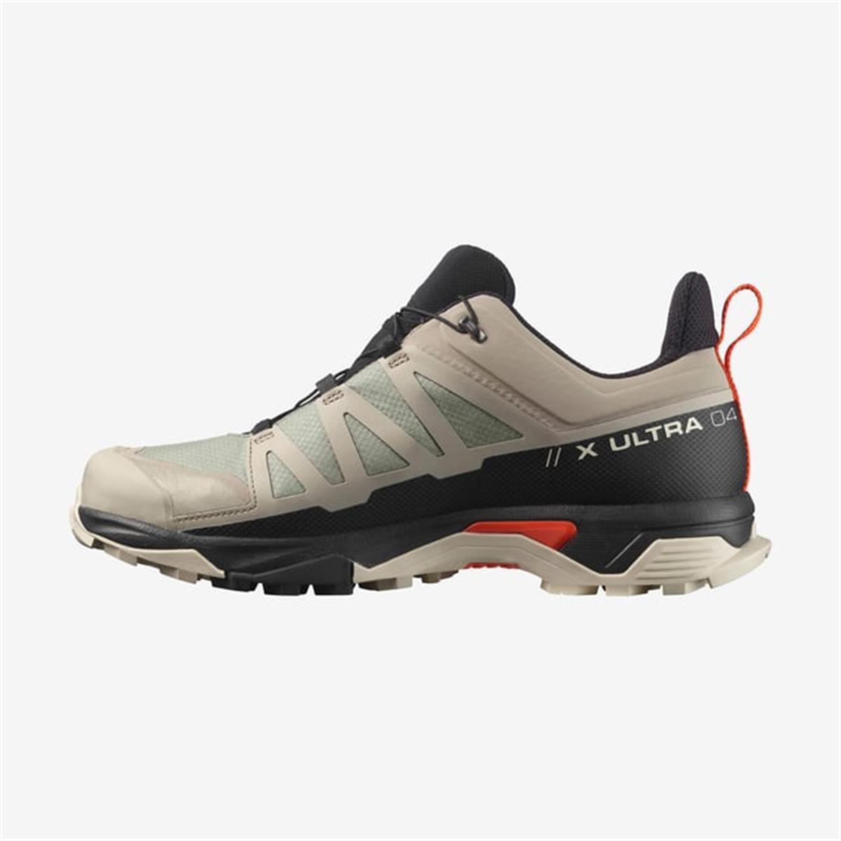 Salomon X Ultra 4 Gore-Tex Erkek Gri/Kırmızı Ayakkabı