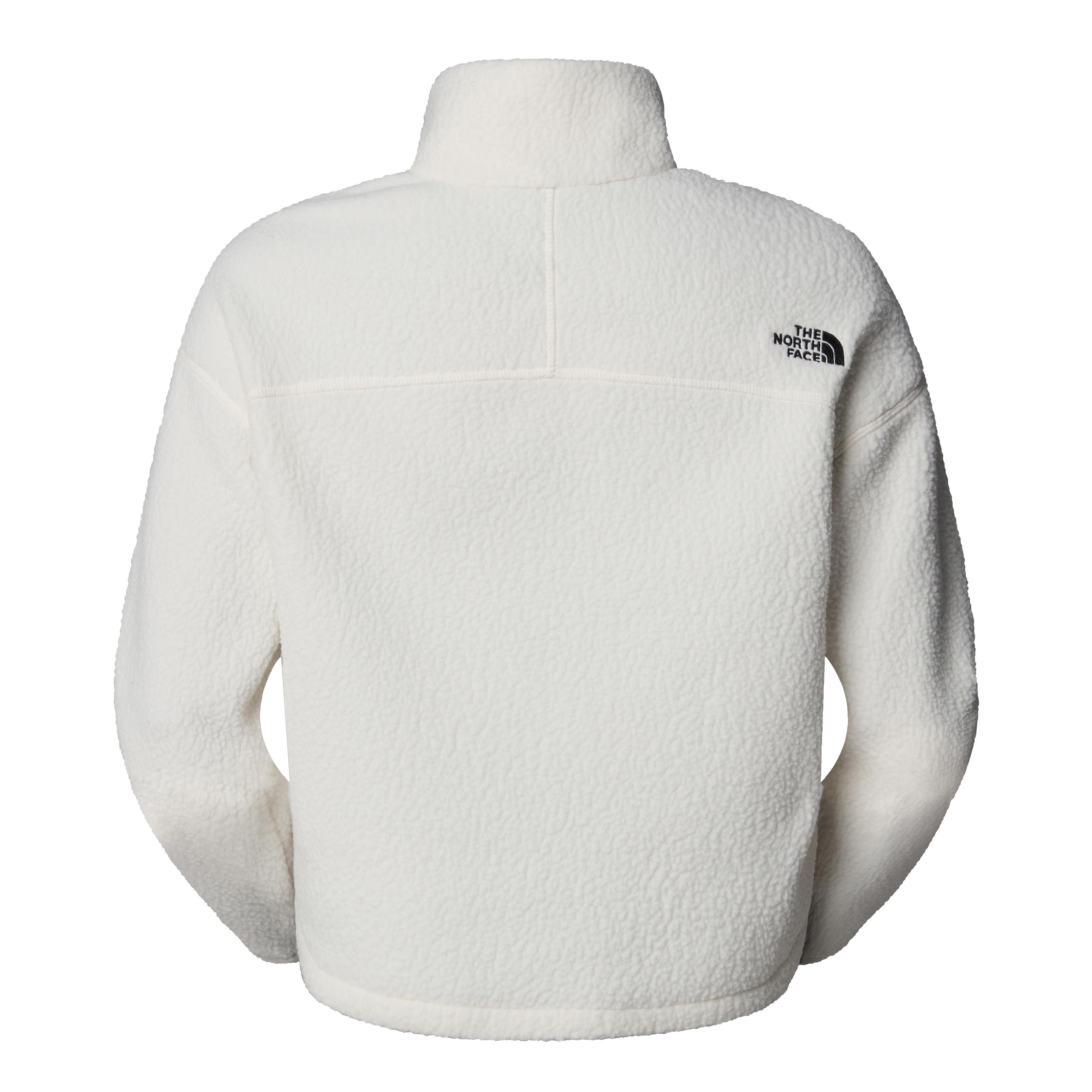 The North Face Cropped Uzun Tüylü Kadın Polar Beyaz