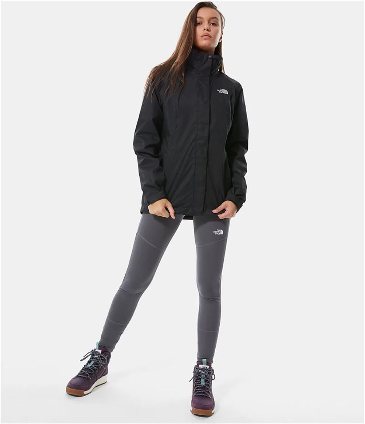 The North Face Evolve II Triclimate Kadın Siyah Mont