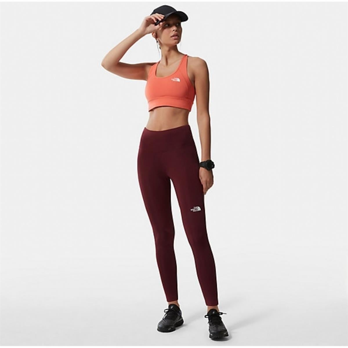 The North Face  Flex High  Rise 7/8  Bordo Kadın Tayt