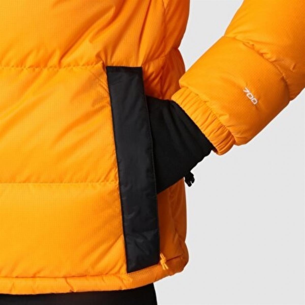 The North Face Diablo Kapüşonlu Kaz Tüyü Erkek  Turuncu Mont