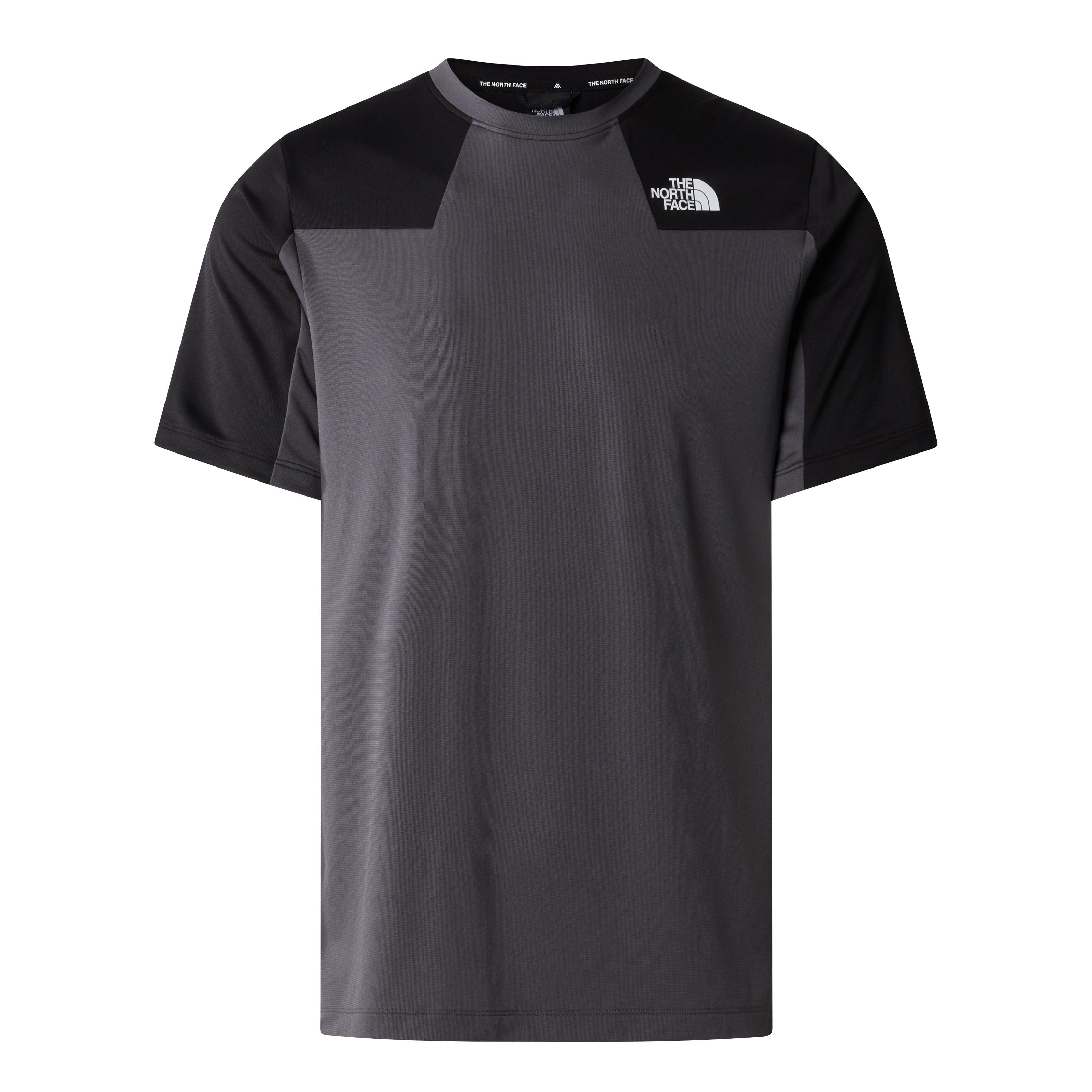 The North Face M Mountain Athletics Erkek Tişört Gri-Siyah