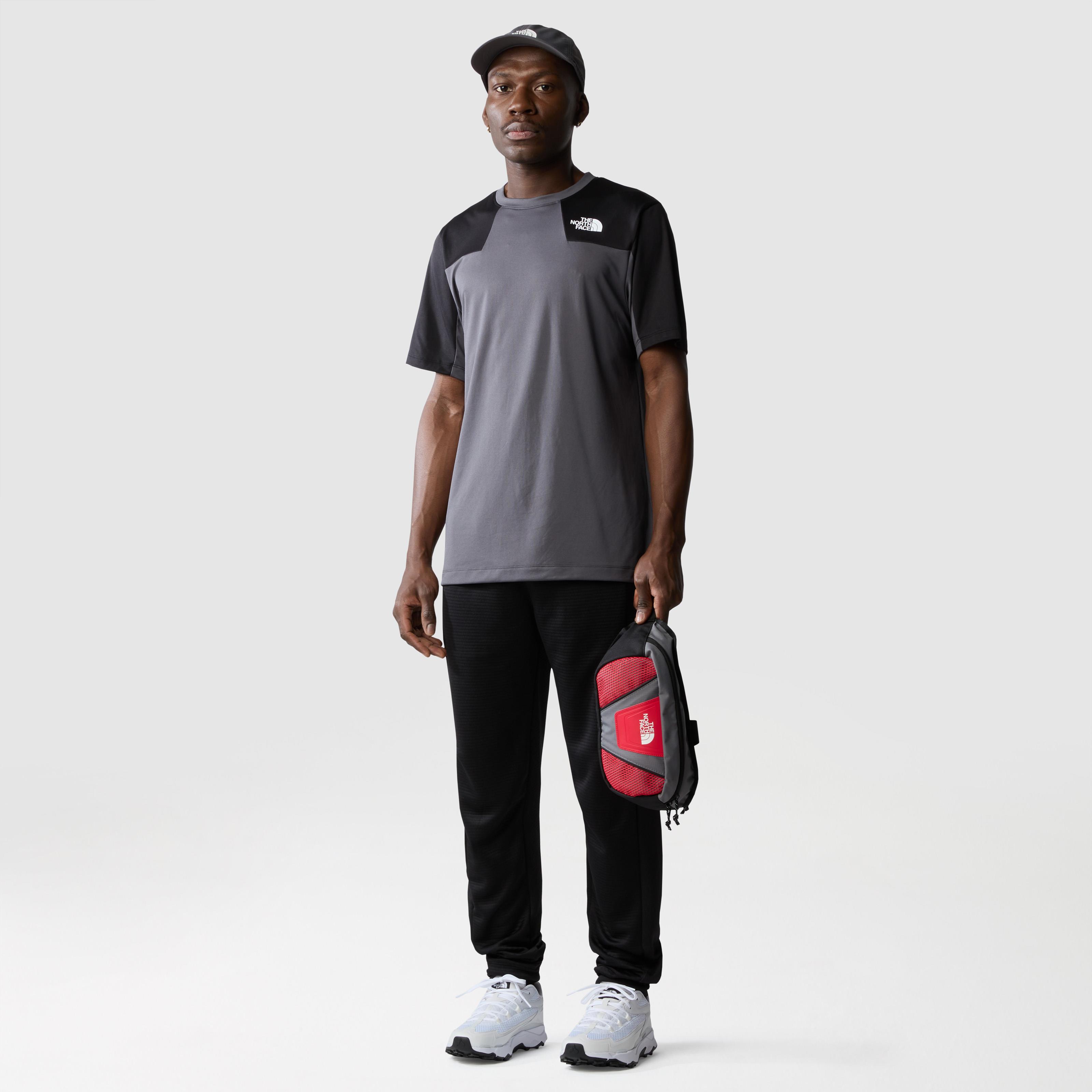 The North Face M Mountain Athletics Erkek Tişört Gri-Siyah