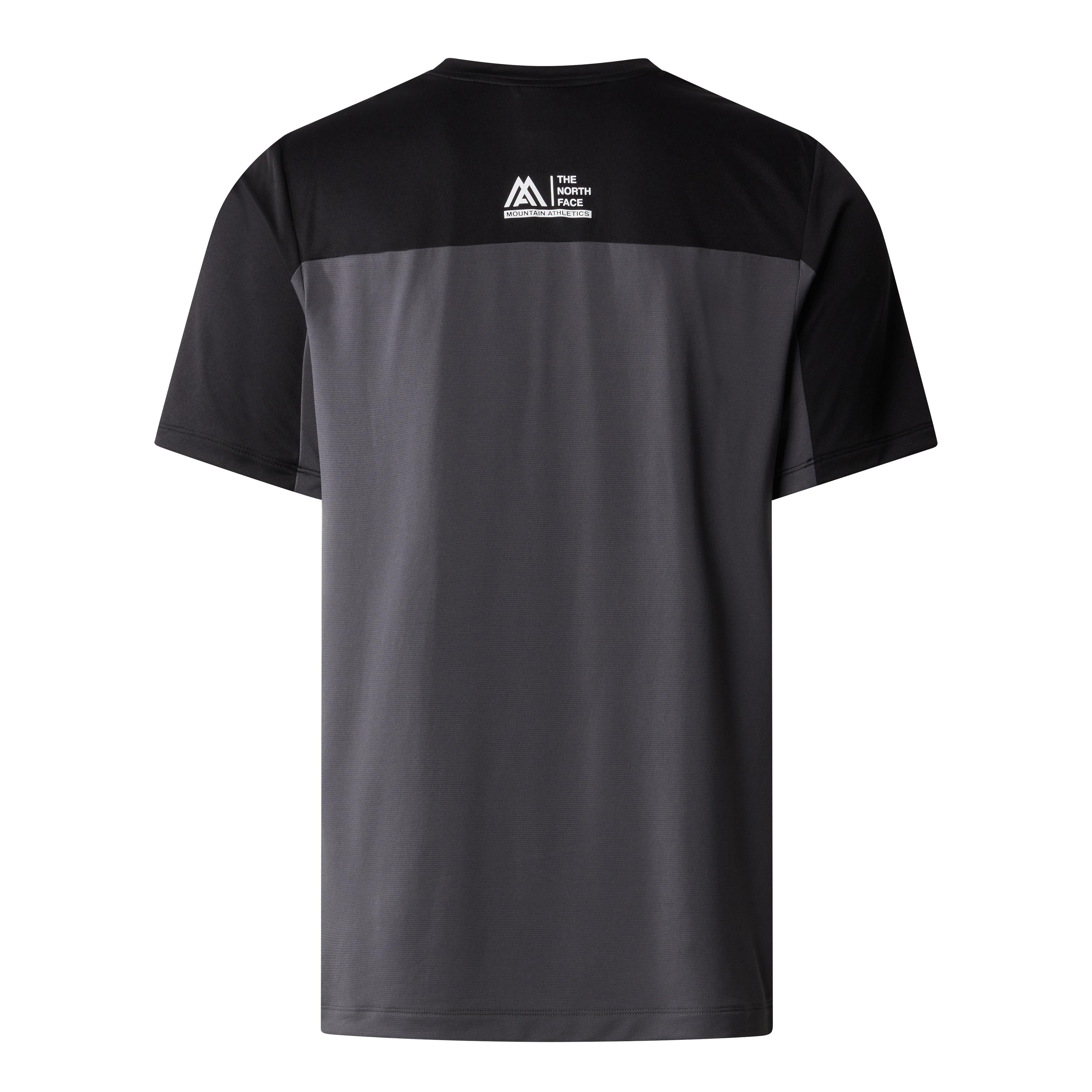 The North Face M Mountain Athletics Erkek Tişört Gri-Siyah