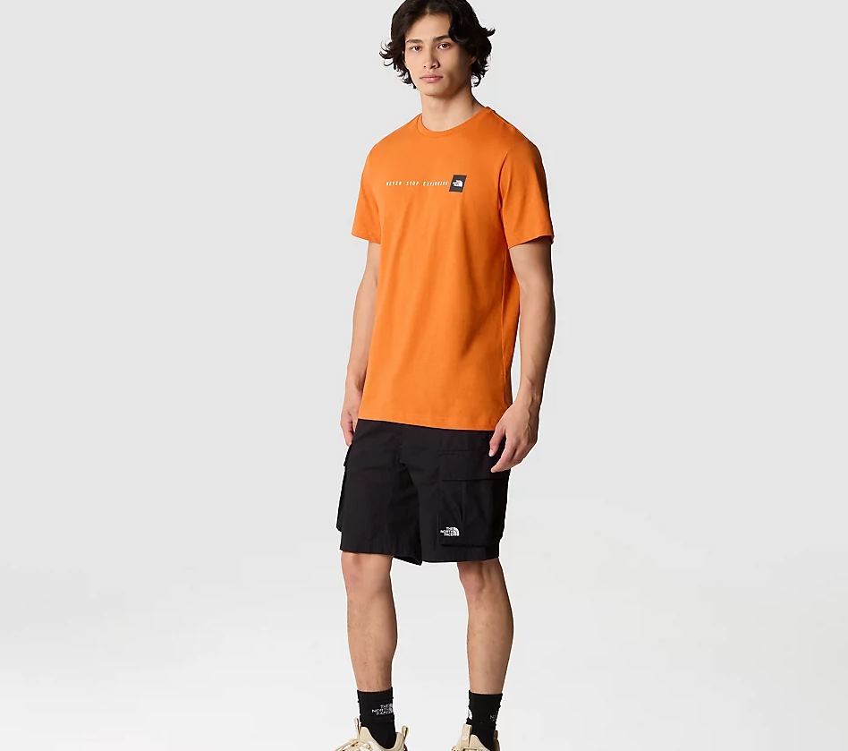 The North Face Never Stop Exploring Erkek T-Shirt Turuncu