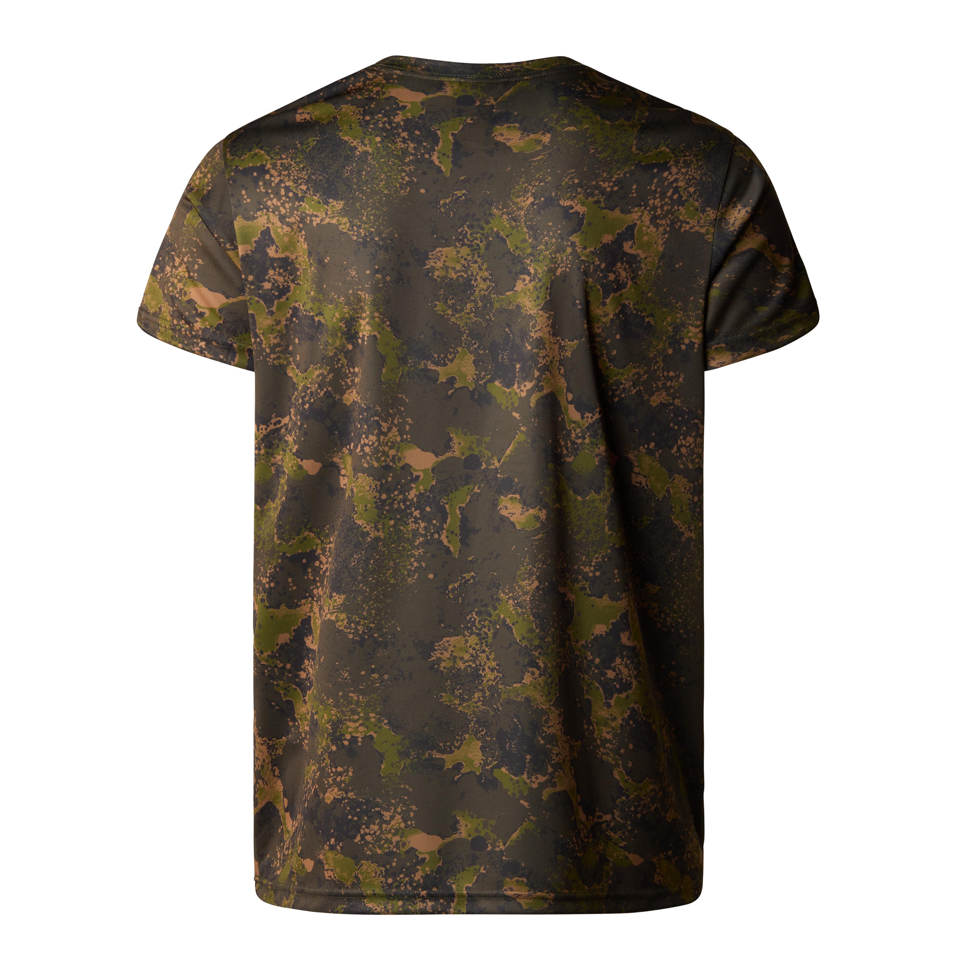 The North Face Reaxion Amp Crew Print Erkek T-Shirt Yeşil