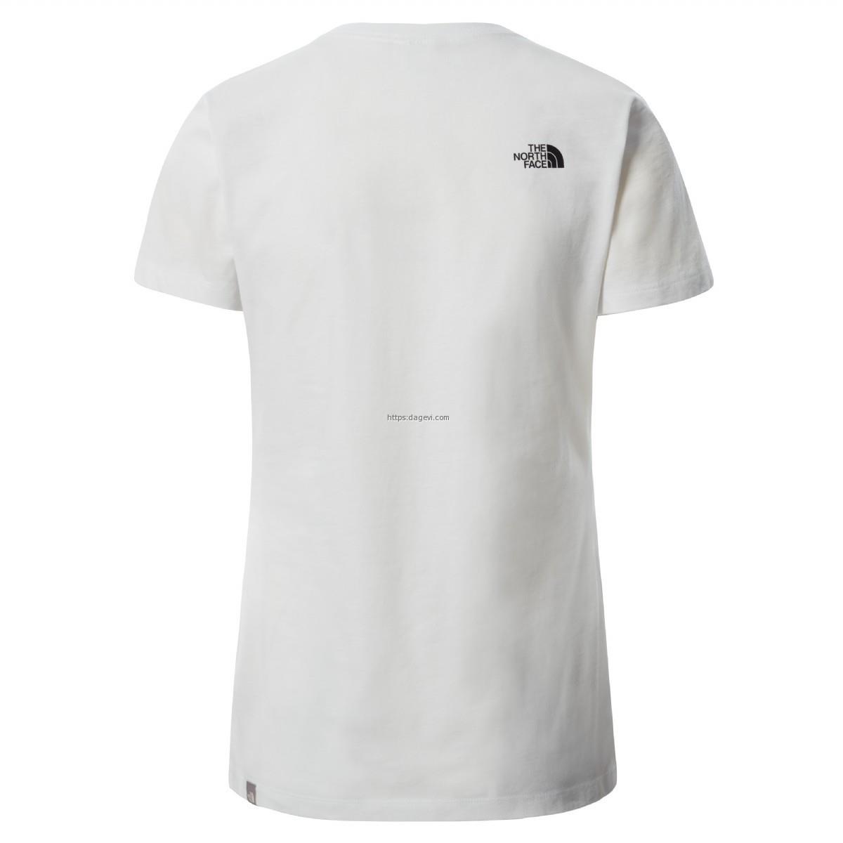 The North Face S/S Easy Kadın Beyaz T-Shirt