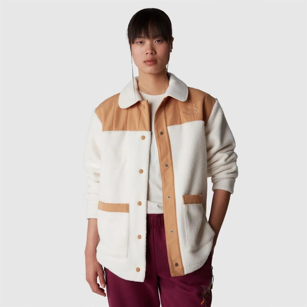 The North Face W Cragmont Beyaz Kadın Polar Ceket