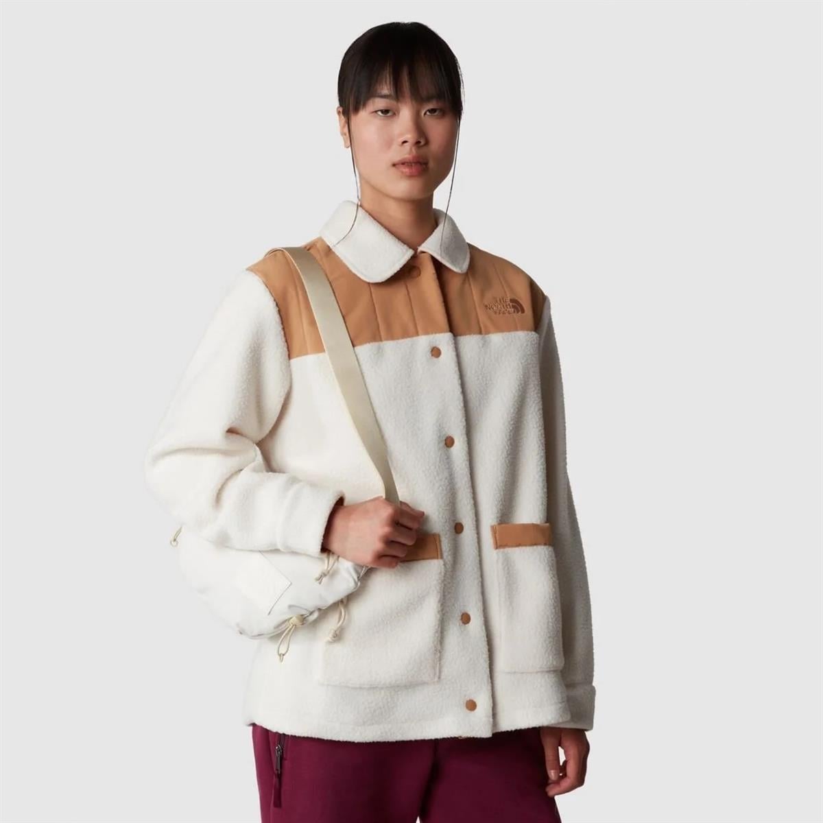 The North Face W Cragmont Beyaz Kadın Polar Ceket