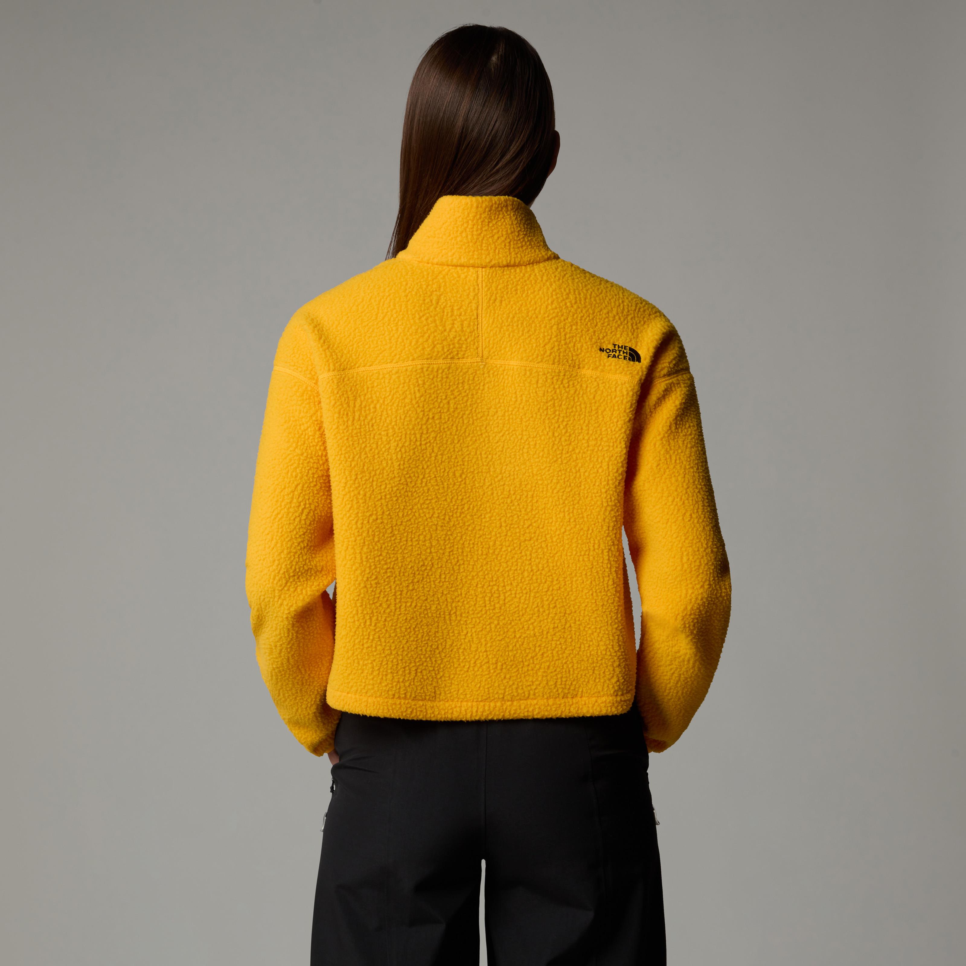 The North Face W Crop High Pile Sarı Kadın Polar Fleece
