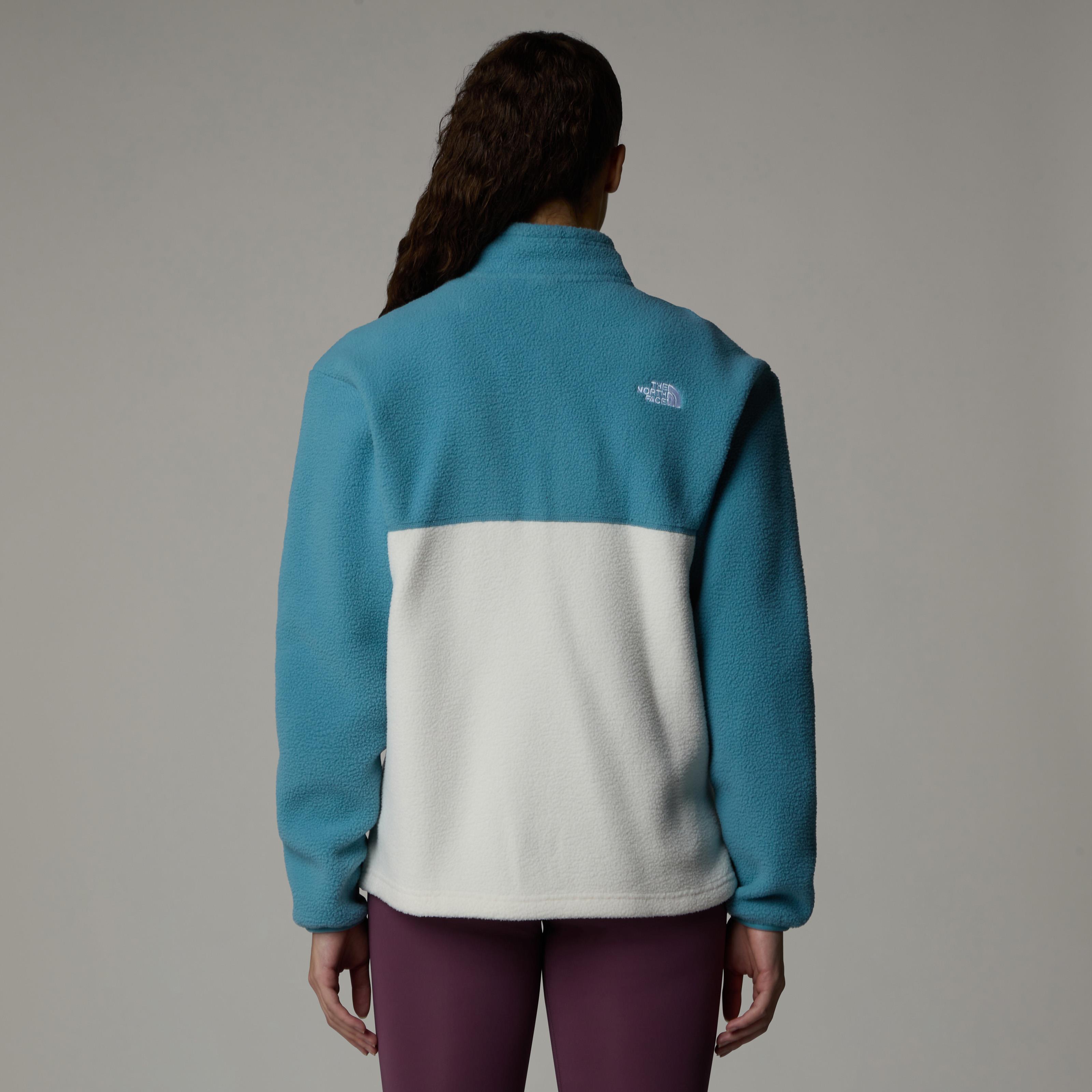 The North Face Yumiori Tam Boy Fermuarlı Kadın Polar Mont Beyaz/Mavi 