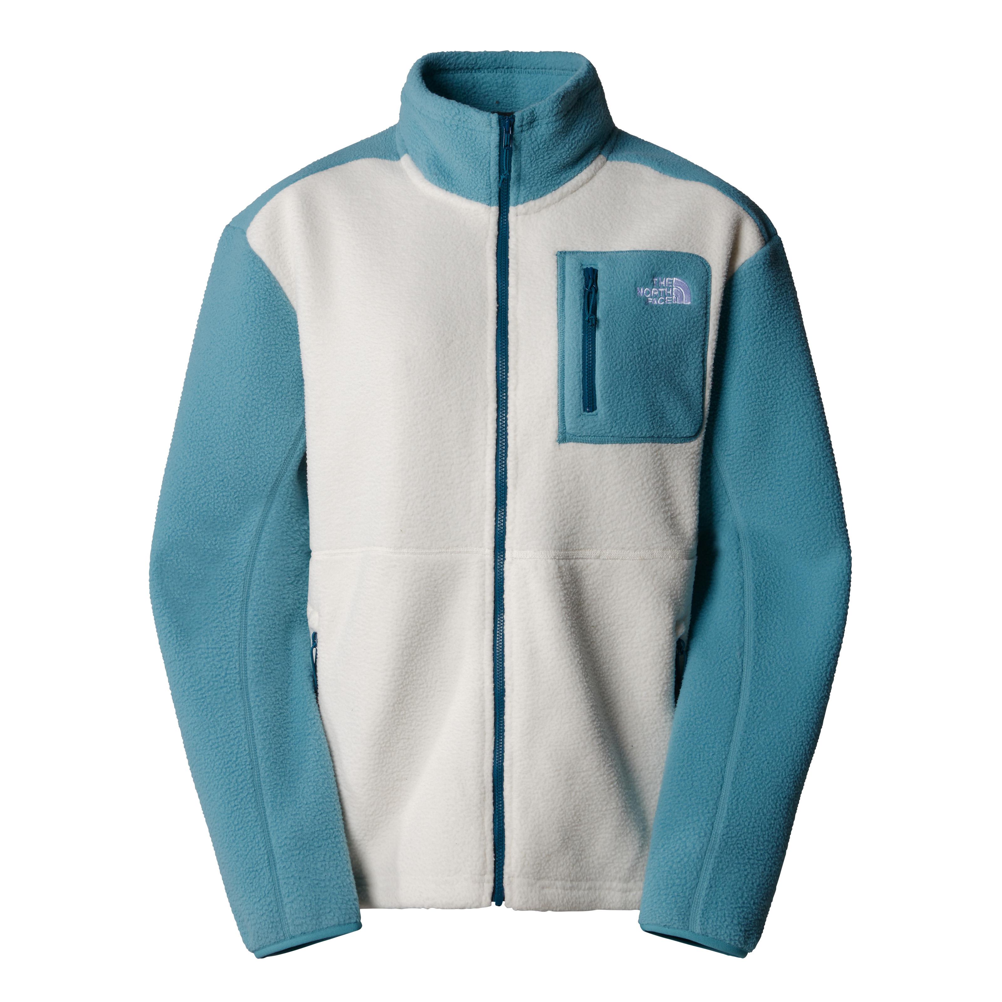 The North Face Yumiori Tam Boy Fermuarlı Kadın Polar Mont Beyaz/Mavi 