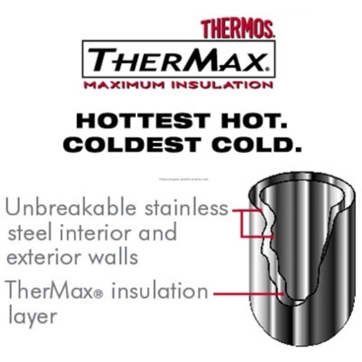 Thermos SK2010 Stainless King Large Kırmızı 1.2 Lt.