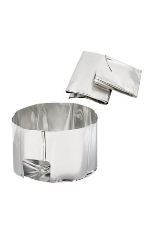 MSR Solid Heat Reflector with Windscreen Ocak Rüzgarlığı Gümüş