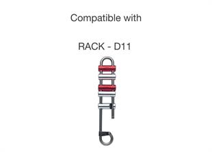 PETZL Rack İniş Aleti İçin Sabit Fren Parçası