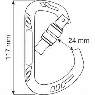 Camp Guide XL Vidalı Karabina