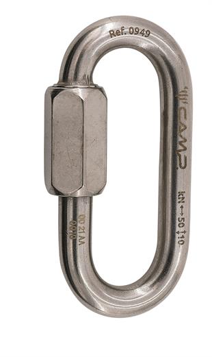 Camp Oval Quick Link Inox Paslanmaz Çelik Karabina - 50 kN