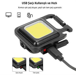 Milo Adventure Design 350 Lümen Çok Fonksiyonlu Anahtarlık Fener